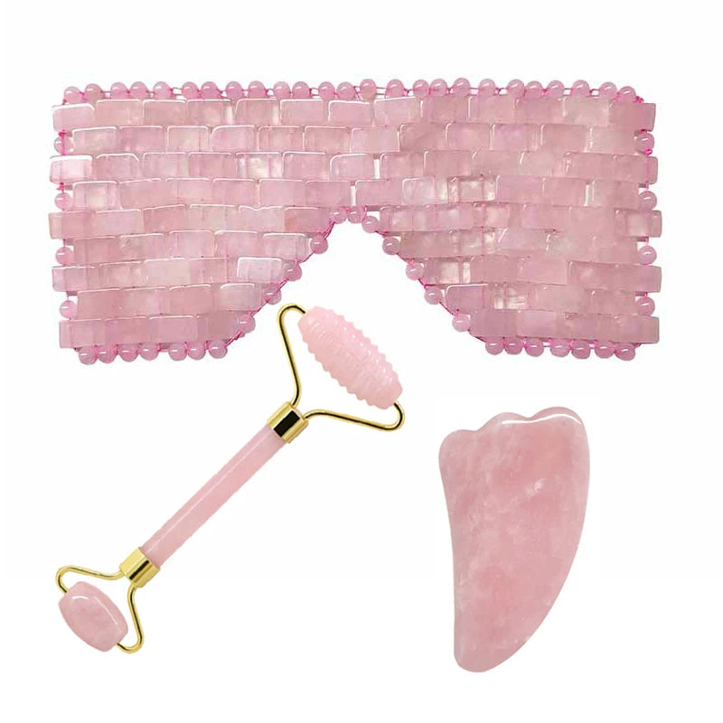Natural Stone Cold Therapy Eye Mask Jade Roller