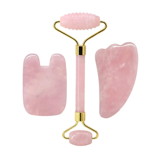 Natural Crystal Stone Gouache Scraper Jade Roller