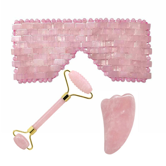 Natural Stone Cold Therapy Eye Mask Jade Roller