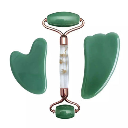 Natural Gouache Stone Facial Jade Roller