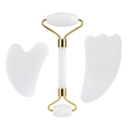 Natural Stone Cold Therapy Eye Curtain Jade Roller