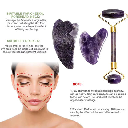 Natural Cold Therapy Eye Mask Jade Roller
